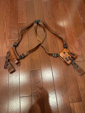 Galco 205 SCL20 Leather Holster Strap Belt Holder Ammo Magazine Pouch